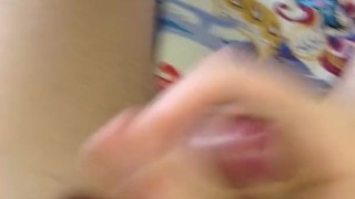 Boy playing with big dick. Homemade.