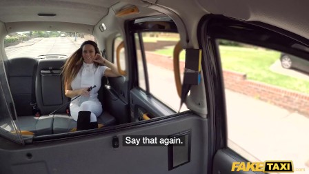 Fake Taxi Jess Scotland in  riding gear fucked hard and fast