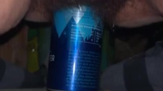 Fat Hairy Cunt Riding A Water Bottle