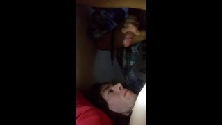 Swallowing my cum