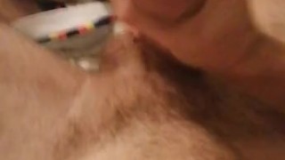 Hung twink with giant cock jerks off and cums