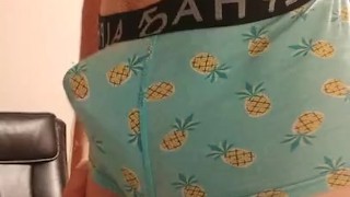 Kiwi Boy Playing in pineapple undies for you