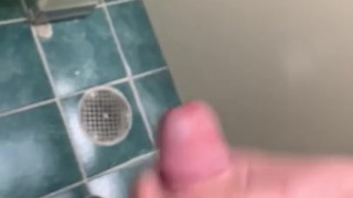 In the stall ( someone next to me)