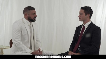 MissionaryBoyz - Missionary Boy Plows A Muscular Priest’s Tight Ass