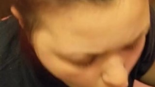 Young milf sucks daddy