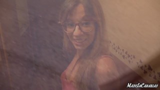 Hot teen with huge natural tits - tinder date part 1