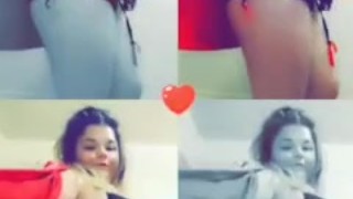 Kitten dancing for daddy
