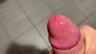 Handjob close up and cum