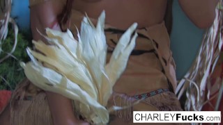 Charley cums all over