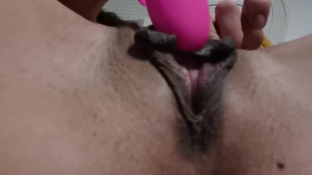 Hot female pussy play Big Dark Lips