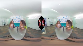 VRLatina - Two Sexy Girls One Cock - 5K VR