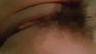 Pinay love to rub pussy before going to bed