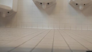 RISKY CRUISING IN PUBLIC BATHROOM