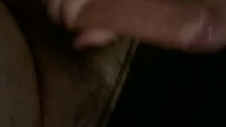 Playing with my uncut cock