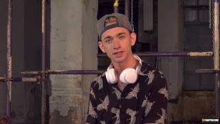 Submissive young gay submits to master for clamp torturing