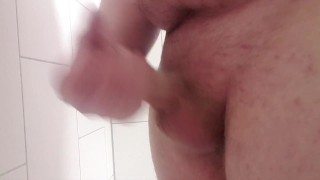 Wanking from soft to cumshot