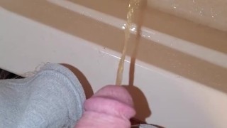 MORNING PISS BEFORE SHOWER