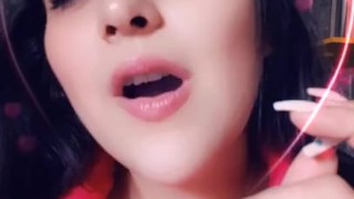 Curvy Babe smoking fetish