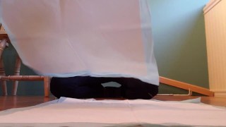 Pissing On A Super Absorbent Pee Pad