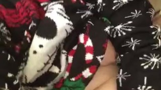 Christmas Candy Cane Creamy Pussy Fuck