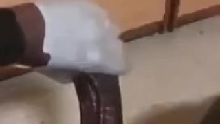First time using a glove