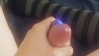 Femboy bullet vibe, lots of precum like damn OwO