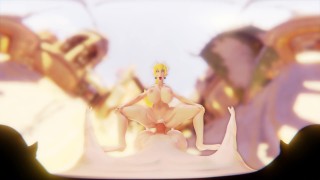 Ahegao BOWSETTE Rides YOU and gets deep dicked