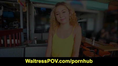 Waitress POV - Allie Addison - Cheater, Cheater, Dick-Eater