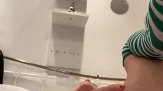 Fucking myself up the arse...