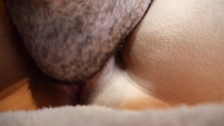 AMATEUR EATING PUSSY - CLIT LICKING CLOSE UP UNTIL ORGASM