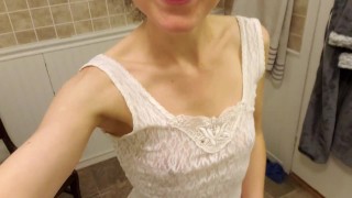 Pissing On A Mini Snowman