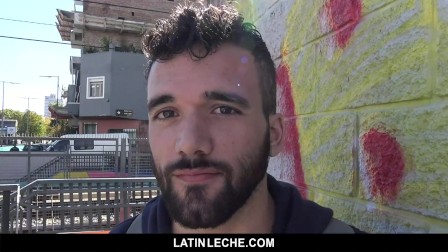 LatinLeche - Hot Latino Hunk Gets His Tight Hole Double Penetrated