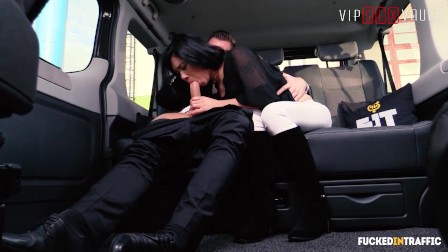 Fucked In Traffic - Petite asian Brunette Rough Sex In Taxi - VipSexVault