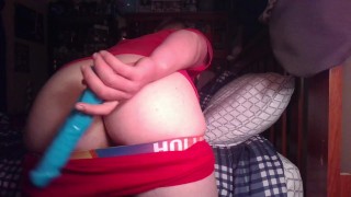 Johnny Ryder plays with his hole at parent's home, better be quiet boi!