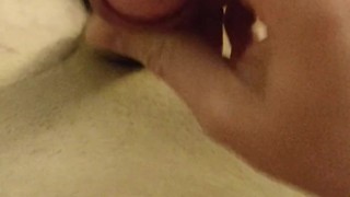 Teen cums on himself 