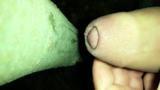 I added my cum on " cruising cum tree " ( close up cumshot )