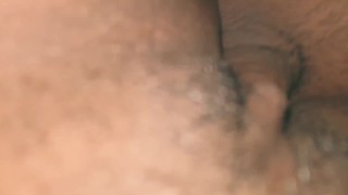 My pussy shooting some pussy juice while he fucks me