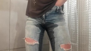 31 Pee Compilation on Jeans in panties Squirt Full Video only my ModelHub
