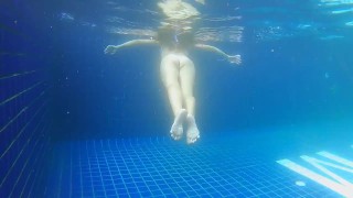 My BUTT PLUG Totally Enjoy the Pool and...me :)