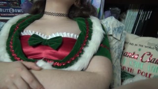 Cute Christmas Elf Gets Fingered