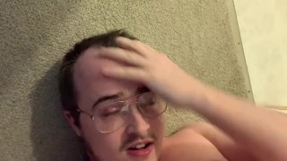 Moaning Male Cumslut Continuous Self Facial Orgasms! 