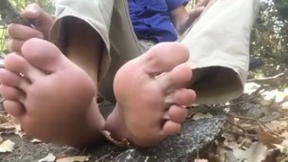 Airing out my feet 