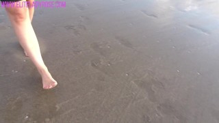 muddy dirty feet footfetish foot walking spread toes