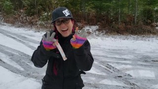 Winter time Public Tampon Insertion - Plastic Applicator