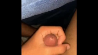 Black Teen Playing With His Dick
