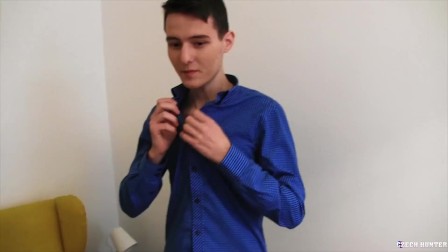CZECH HUNTER 494 -  Skinny Twink Needs Cash So Agrees To Be Fucked