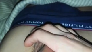 Tocandome para mi perra