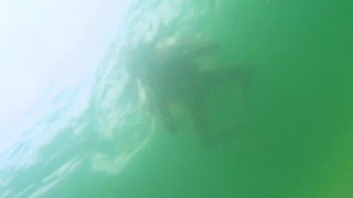 Nude underwater Shooting in Thailand big boobs in water