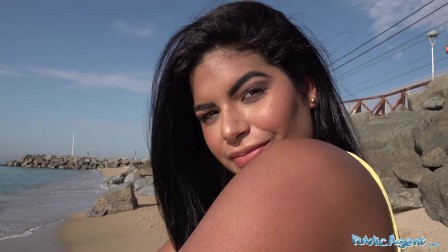Public Agent A Blind date for latina with huge natural boobs