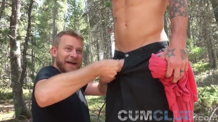 Do I Still Have Cum On My Face? - Camping Trip Leads to Cum Swallowing